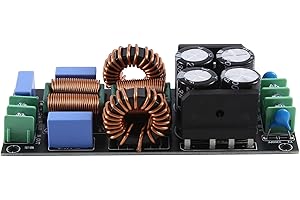 Nemeaii Modulo Scheda Filtro di Alimentazione Filtro Purificazione Rete CA Rumore Audio HiFi 20A Durevole Facile Installazione