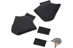 KANGWFAN 2 Stuck Ohrenwärmer Fahrradhelm,mit Klebestreifen Ansteckbar An Den Fahrradhelme Winddicht Ohrenschützer,Stadthelm Warme Ohrwärmer,Fahrrad Helm Winter Ohren Windschutz,für Unisex Pedelec 2.0 Helm