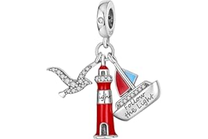 MULA Charm Bead Ciondolo Donna Argento Fascino per Bracciali e Collane