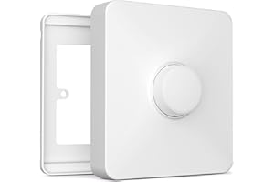 IYOKI® Standard Couvercle d'interrupteur pour Philips Smart Button, Compatible avec Hue Switch Cover, Plaque d'adaptation pour interrupteur à distance, 1-Gang (2-Pack)