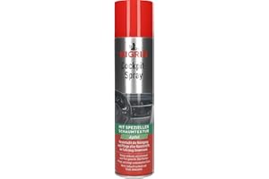 NIGRIN Cockpit-Spray Apfel, reinigt wirksam und schonend auch feingenarbte Oberflächen, 400 ml