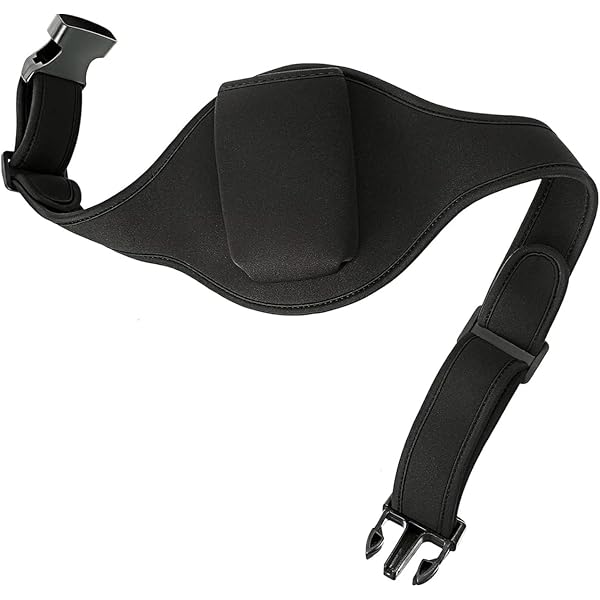 URSA Sangle De Taille Double Pochette Noire Taille Moyenne - Pour Émetteurs Micro