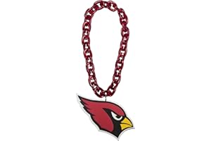 Aminco NFL Arizona Cardinals Team Fan Chain, Red
