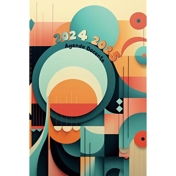 Agenda Docente 2024/2025 - Registro Mensile Per 9 Classi, Formato 19x27 Cm, Colore Peach Fuzz