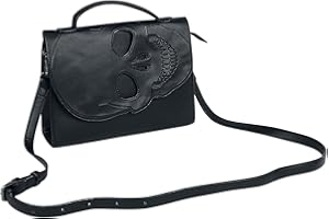 Banned Alternative Tenebris Mujer Bolsa de Mano Negro