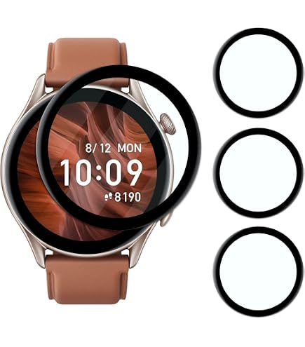 Slabo 4x Pellicola Protettiva Opaca Per Display Amazfit GTR 2 E GTR 2e: Anti-Graffio, Anti-Riflesso, Made In Germany