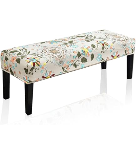 Copripanca Elasticizzato Jacquard - Copertura Decorativa Per Panche, Divano O Letto, Lavabile, 90-120cm - Foto 3