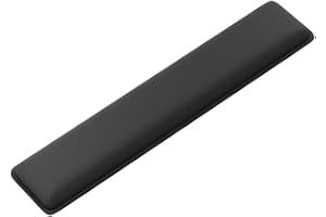 Faluber Ergonomische Gel-Handgelenkauflage für Tastaturen, 360 mm Länge und 20 mm Dicke für Medium Tastatur, mit rutschfestem Fußpolster, Komfort und Stabilität, Tastaturzubehör (Medium-TKL)