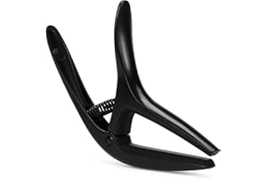 Ernie Ball Axis 2-in-1 Capotasto Reversibile per Chitarra Acustica ed Elettrica, Satinato Nero