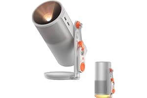 ‎XGIMI XGIMI MoGo 4 Mini Beamer mit Akku – Smart Outdoor Heimkino mit Google TV & Netflix, 360° Ständer, 2,5h Laufzeit, 2×6W Harman Kardon, inkl. magnetischem Filter