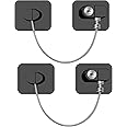 Excefore Window Door Lock Cable Restrictor with Keys, Baby Child Safety Locks, Anti-Theft Security Lock, Protection Lock Buckle Cable Catch Wire for Home Safety
