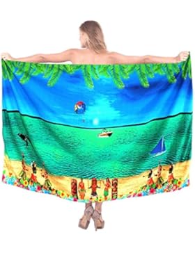 signore likre vestito nuotata sarong gonna a portafoglio hawaiano crociera beachwear sole bikini