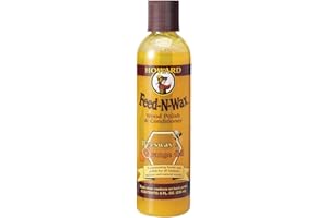 HOWARD PRODUCTS Howard Feed N Wax Wood Polish & Conditioner FW0008 contains Orange Oil and Beeswax 236ml (8oz)