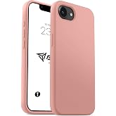 Babilden iPhone 17E / iPhone 16E Kılıf İnce Sıvı Silikon 3 Katmanlı Tam Kaplamalı Yumuşak Jel Kau&ccedil;uk Kılıf Kapak, Şeftali (36