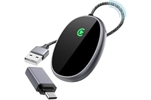 EVARY CarPlay Wireless Adapter for Factory Wired CarPlay,2024 Upgrade with Embedded High-end Chip Plug & Play Wireless CarPlay Dongle Compatible with Cars from 2015 & iPhone iOS 10+