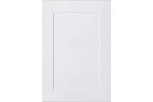 GENERIC Gloss White Replacement Kitchen Unit Cupboard Doors Compatible with Howdens Burford (Sample 10mm x 100mm)