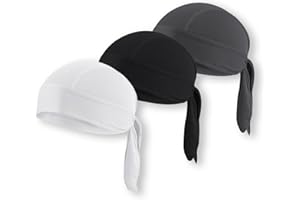 Wisolt Bandanas pour Hommes et Femmes Foulard Bandeau Respirant pour Vélo Course à Pied et Moto