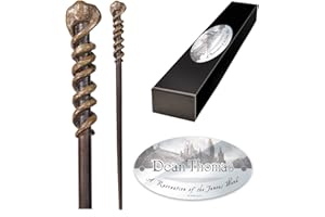 Harry The Noble Collection - Dean Thomas Character Wand - 14in (35cm) Wizarding World Wand with Name Tag Potter Film Set Movie Props Wands