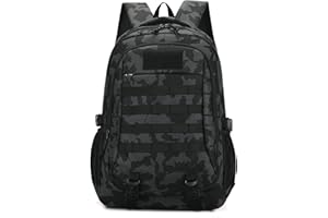 Lawaia 45L Tactical Military Backpack Hiking Rucksack Survival Army Bags Large Rucking Outdoor Sports Packs Molle Gym Backpacks for Men Fishing Camping Motorcycle Traveling Mountaining