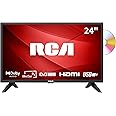 RCA D24F1D 24 Inch Small TV Built-In DVD Player, Freeview HD Dolby Digital Audio,LED Backlighting Display, HDMI VGA PC SCART USB Record Media Player for Small Lounge Kitchen