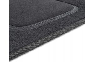 ‎M MOTOS M MOTOS Velours Standard fussmatten Auto kompatibel mit BMW X5 E53 1999-2005 - Standard, Gewebt, Schwarz fußmatten Auto - Erleben Sie neuen Fahrkomfort mit einem Velours- Auto fußmatten Satz für Ihr