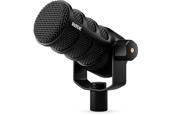RØDE PodMic USB Microphone dynamique polyvalent de diffusion Avec connectivité XLR et USB pour les podcasts, le streaming, le jeu, la création musicale et de contenu (Noir)