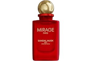Mirage Paris Sandal Musk No.1 – Extrait de Parfum Unisex (30% Duftöl), mit Pheromonen, langanhaltend & elegant, Sandelholz & Moschus, 50 ml + gratis Duftprobe