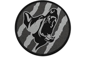 COPYTEC Patch patch k9–noir/gris hundestaffel police armée berger allemand chien camouflage uniform drogenhund dSH utilisation#16885