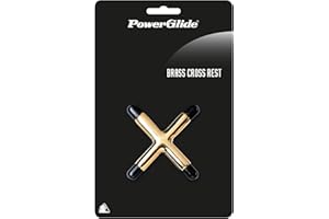 PowerGlide Snooker, Pool or Billiard Cue Rest | Brass or Nylon White | Spider, Cross or Bridge Rest