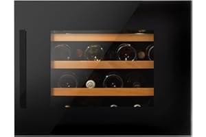 Amica WK 341 200 S Einbau-Weinkühlschrank/Weintemperierschrank/schwarz/max. 24 Bordeauxflaschen/VinoOptima System™