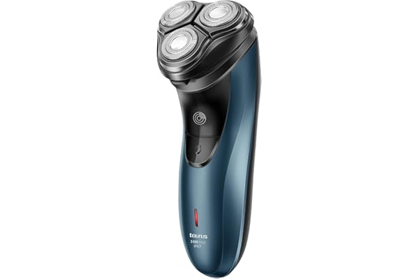 Taurus 3 Side Shave IPX7 - Afeitadora eléctrica, sin cable, seco o mojado, autonomía de 45 min, cortapatillas, Total Curve Technology, carga USB, ergonómica, cuchillas de acero inoxidable