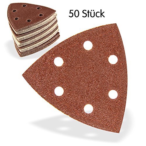 Preisvergleich Produktbild DEMA Schleifpapier P60 für Deltaschleifer 93x93x93 mm