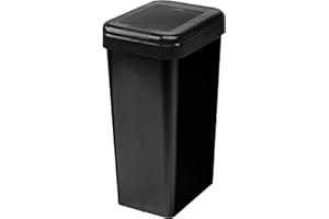 TONTARELLI 45L Moda Rectangular Touch Top Bin - Black NEW!!!!!!!!!! NEW!!!!!!