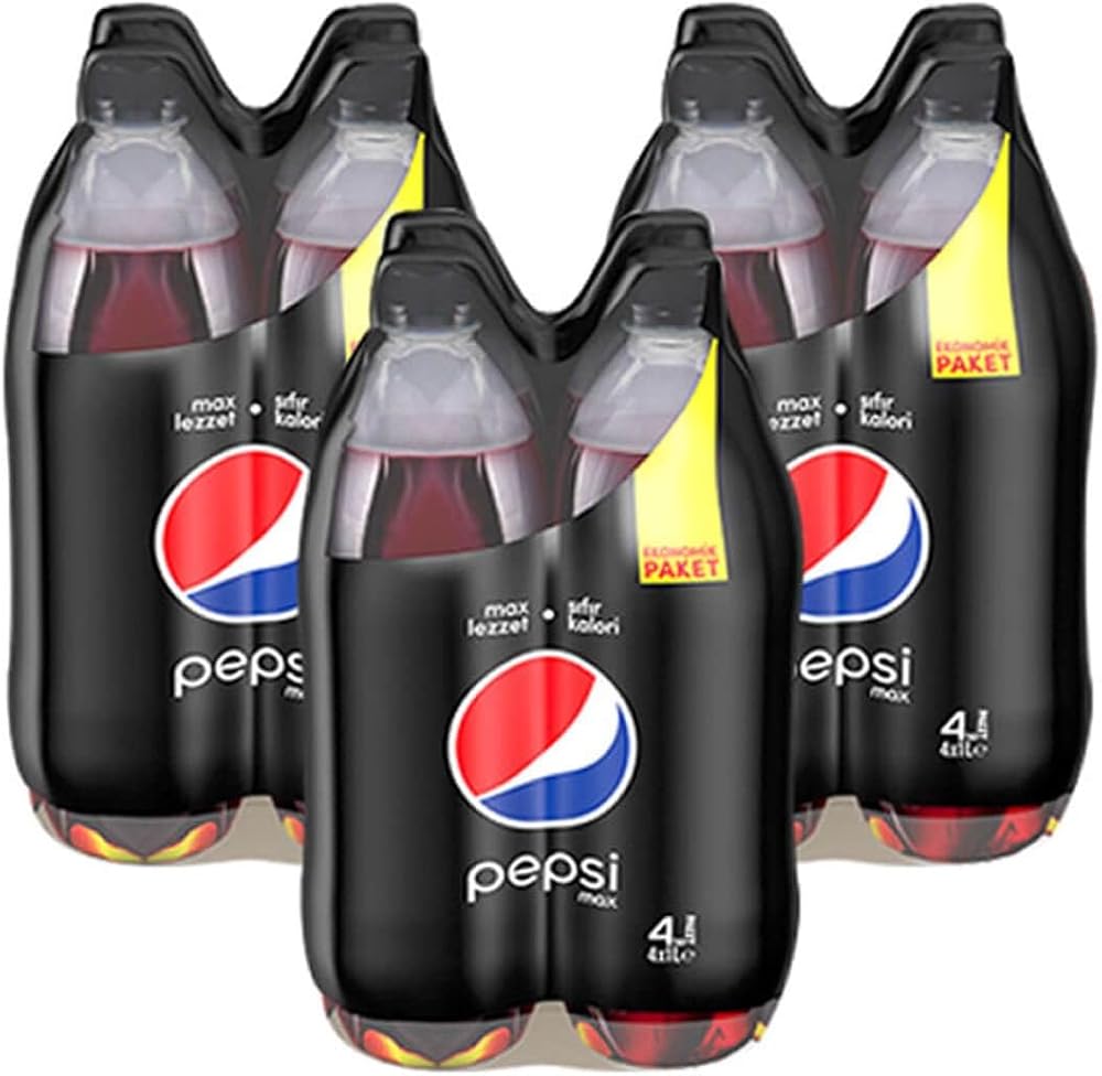 Pepsi Max Cola Pet 4X1 Lt X 3 Adet