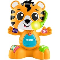 Fisher-Price Jouet d'éveil Sync Squad Tigre Parties du Corps pour ...