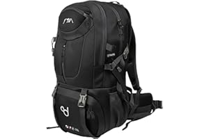 OcioDual Mochila Senderismo 50L, Mochila Trekking Multifuncional, Ligera, Impermeable, Plegable, Mochilas Montaña para Camping, Acampada, Escalada, Marcha Nórdica