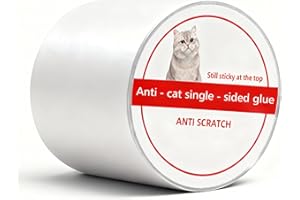 XKQJLP Anti Cat Scratch Tape Furniture Protector from Cats Cat Sofa Protector Anti Scratch Furniture Protector Clear PVC Single-Sided Tape 20cm x 5m for Sofa Carpet Door Pet Scratching Prevention