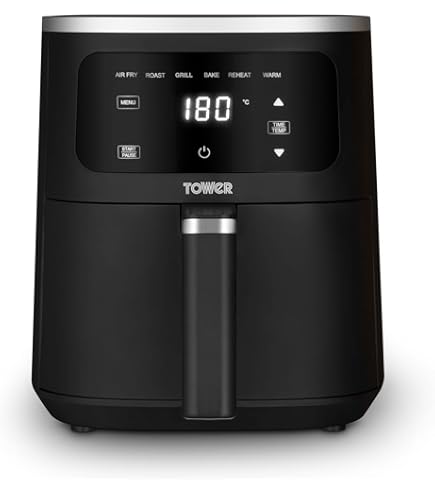 Kooper 5917183 - Friggitrice ad Aria California Capacità 5,5 Litri Potenza 1300 Watt colore Ottanio e Argento | Leroy Merlin