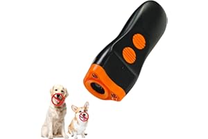 XWLEYW Anti Dog Barking Deterrent Device, Ultrasonic Dog Repeller, Stop Barking Dog Device, rechargeable Dog Training Aid Tool, 33ft Range, Safe Mini Stop Dogs Barking Device
