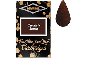 Diamine czekoladowy brązowy wieczny długopis wkłady atramentowe