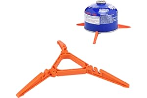 TSLBW Staffa per Serbatoio a Gas Supporto per Stufa Pieghevole All'aperto PC Campeggio Gas Serbatoio Supporto per bombole a Gas Stand Treppiede Scaffale Canister per Campeggio All'aperto Picnic