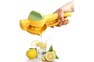 FumyFumy Zitronenpresse Handpresse Zitruspresse, Limettenpresse Saftpresse Manuell Lemon Squeezer Orangenpresse Zitronenpresse Glas Zitruspresse Manuell Geeignet für Zitronen-Limette-Orange
