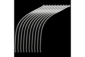 AOVNA 10 Pieces Fly Fishing Line 30LB Braided Fly Loop Line Braided Loop Connectors Fishing Tackle Accessory