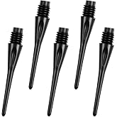 flintronic Plastic Tip Darts, 2BA Soft Darts Tips, Professional Darts Tips Black Plastic Darts, Not Easy to Break Bend, Soft