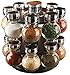 Produktbild Palais Glaswaren Tournant Collection Drehbarer, Karussell, Kräuter- und Gewürzregal mit 3,5 Oz Gläsern Set of 16 Jars farblos