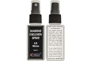 ENZO ENGLAND Poly Diamond - Spray émulsion diamant de qualité supérieure - Aiguiseur de couteaux à suspendre - 4,0 microns
