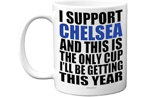 Stuff4 Funny Football Mug Gift for Chelsea Fans - Footy Only Cup - Joke Xmas Birthday Mugs Present Gifts for Son Dad Brother 