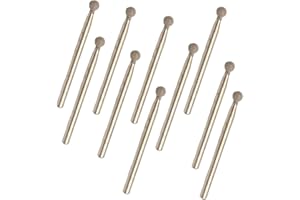 SAGASAVE Lot de 10 fraises diamantées à billes 3 x 3 mm avec tête à bille diamantée pour bijoux, verre, céramique, lot de 10
