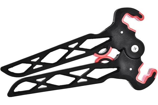 Arc à poulies Stand Portable Pliable Archery Bow Stand Compound Bow Holder Support de Montage pour tir à l'arc tir à la Cible(Longue)