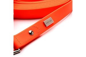 PetTec Guinzaglio per Cani - Guinzaglio Lungo con Gancio in Metallo Facile da Sganciare - Materiale Trioflex Resistente, Flessibile e Impermeabile - Ideale per Passeggiata e Corsa all'Aperto - 5m
